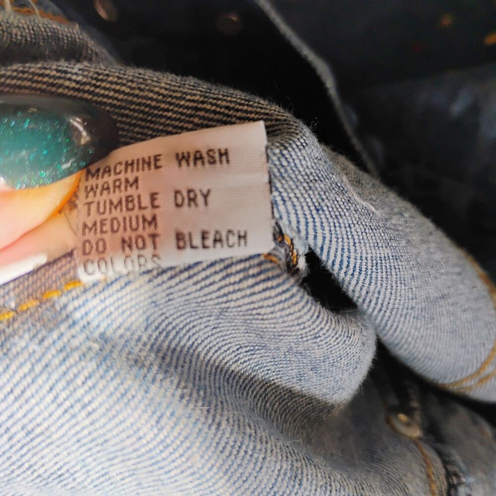 Vintage Riviera Blues Las Vegas Casino Denim Jacket Mens XL Embroidered 90s Y2K - Picture 15 of 15